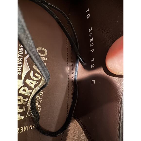 Salvatore Ferragamo Angiolo (Nero Calf/Trim) sz. 12E main image 4